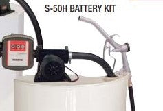 S-IRON-50 HORIZONTAL PUMP -12 or 24V DC KIT + PA-60 NOZZLE  + MG80 METER